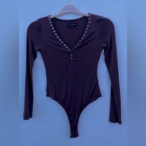 Jlux brown bodysuit